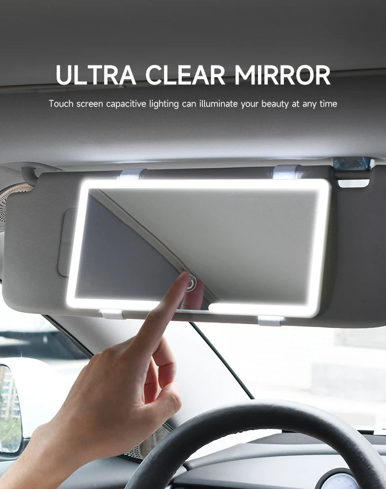 AutoGlow- LED Interior Car Mirror